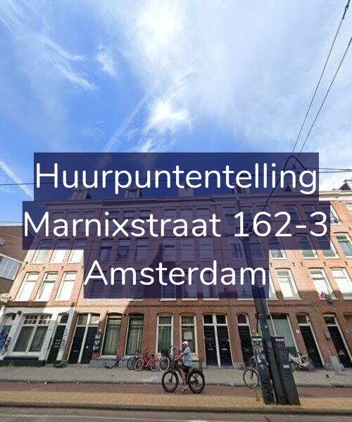 Foto gevel Huurpuntentelling voor Marnixstraat 162-3, Amsterdam