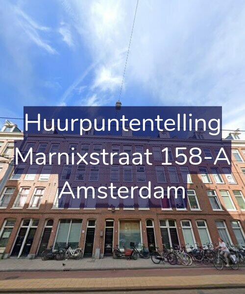 Foto gevel Huurpuntentelling voor Marnixstraat 158-A, Amsterdam