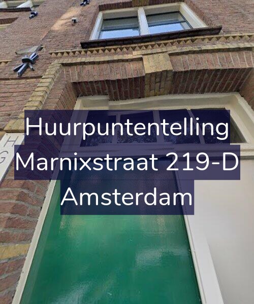 Foto gevel Huurpuntentelling voor Marnixstraat 219-D, Amsterdam