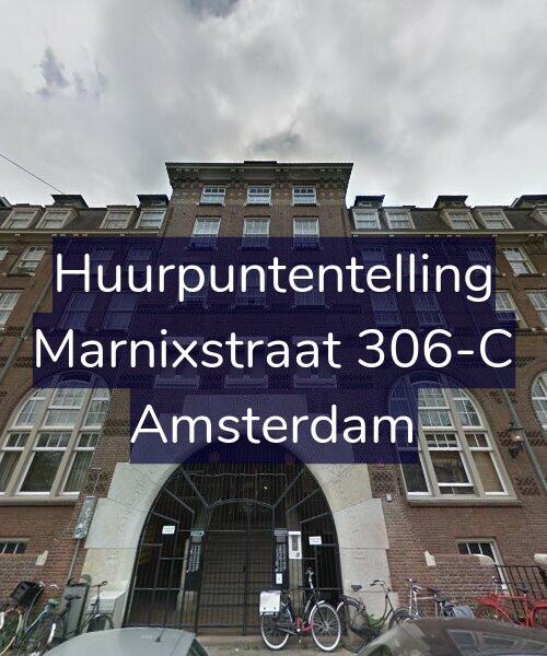 Foto gevel Huurpuntentelling voor Marnixstraat 306-C, Amsterdam
