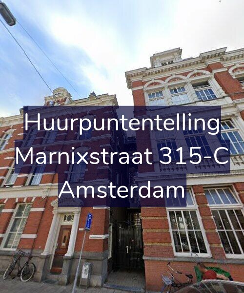 Foto gevel Huurpuntentelling voor Marnixstraat 315-C, Amsterdam