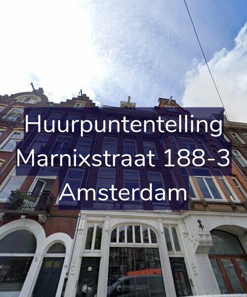 Foto gevel Huurpuntentelling voor Marnixstraat 188-3, Amsterdam