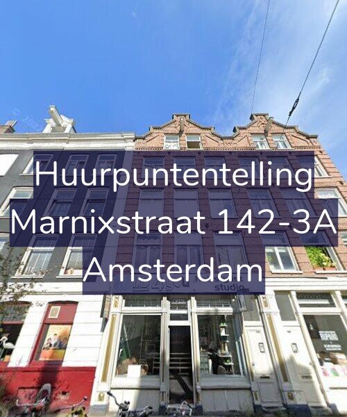 Foto gevel Huurpuntentelling voor Marnixstraat 142-3A, Amsterdam