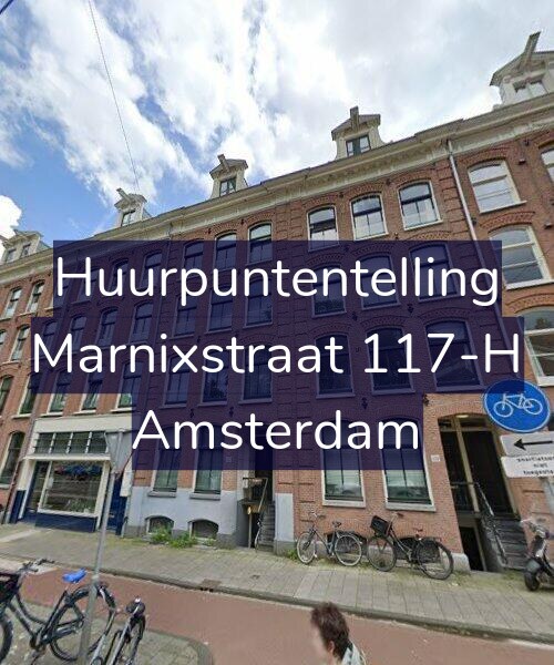 Foto gevel Huurpuntentelling voor Marnixstraat 117-H, Amsterdam