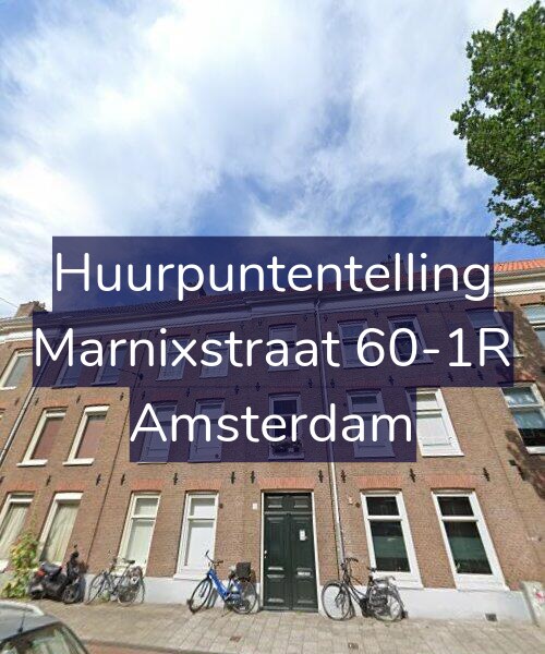 Foto gevel Huurpuntentelling voor Marnixstraat 60-1R, Amsterdam
