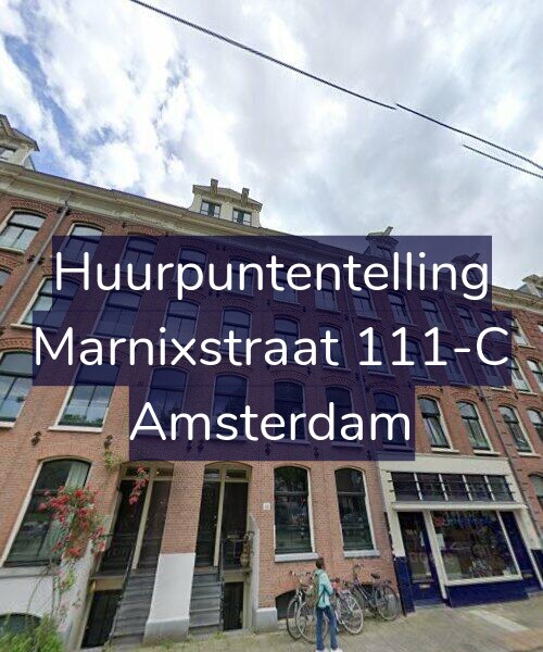 Foto gevel Huurpuntentelling voor Marnixstraat 111-C, Amsterdam