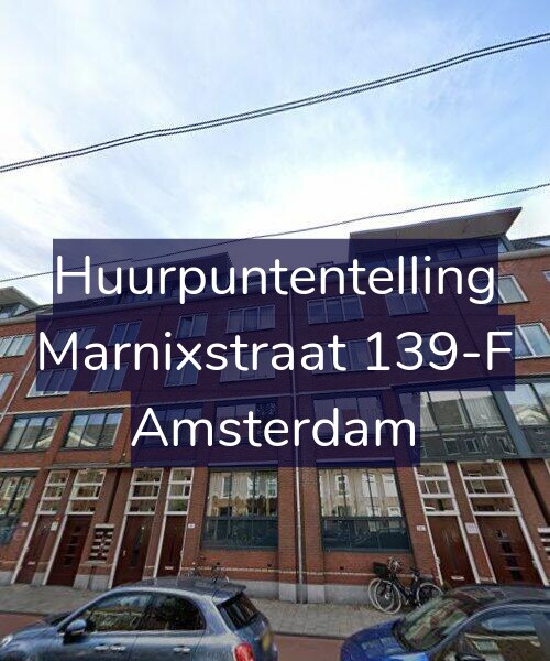 Foto gevel Huurpuntentelling voor Marnixstraat 139-F, Amsterdam