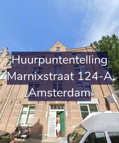 Foto gevel Huurpuntentelling voor Marnixstraat 124-A, Amsterdam