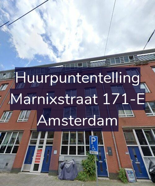 Foto gevel Huurpuntentelling voor Marnixstraat 171-E, Amsterdam