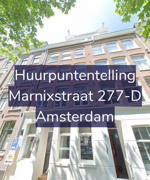 Foto gevel Huurpuntentelling voor Marnixstraat 277-D, Amsterdam