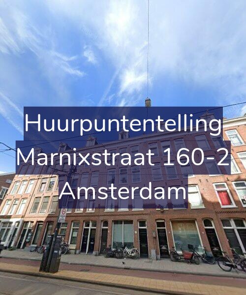 Foto gevel Huurpuntentelling voor Marnixstraat 160-2, Amsterdam