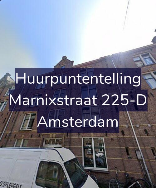 Foto gevel Huurpuntentelling voor Marnixstraat 225-D, Amsterdam