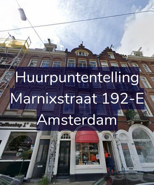 Foto gevel Huurpuntentelling voor Marnixstraat 192-E, Amsterdam