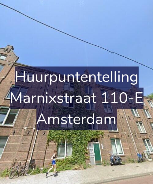 Foto gevel Huurpuntentelling voor Marnixstraat 110-E, Amsterdam