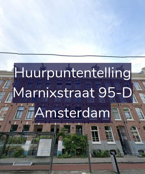 Foto gevel Huurpuntentelling voor Marnixstraat 95-D, Amsterdam