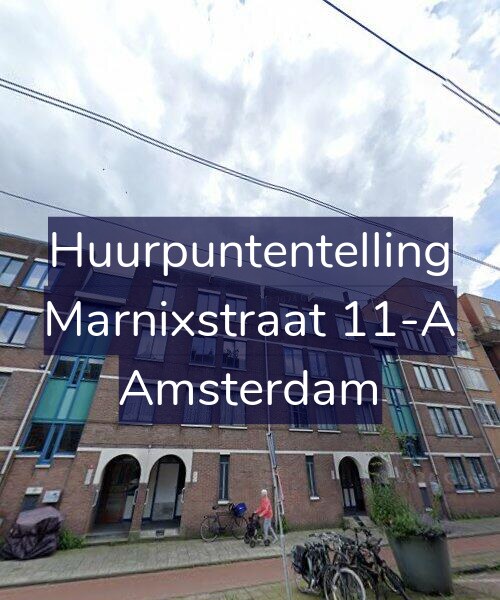 Foto gevel Huurpuntentelling voor Marnixstraat 11-A, Amsterdam