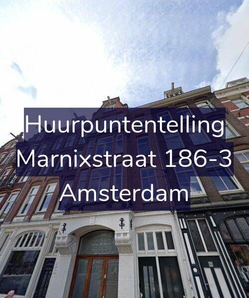 Foto gevel Huurpuntentelling voor Marnixstraat 186-3, Amsterdam