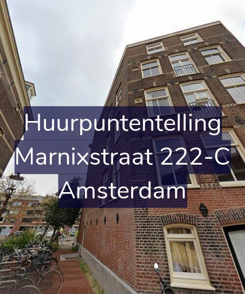 Foto gevel Huurpuntentelling voor Marnixstraat 222-C, Amsterdam