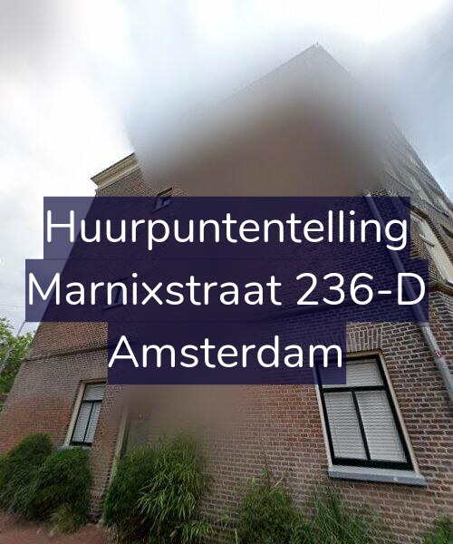 Foto gevel Huurpuntentelling voor Marnixstraat 236-D, Amsterdam