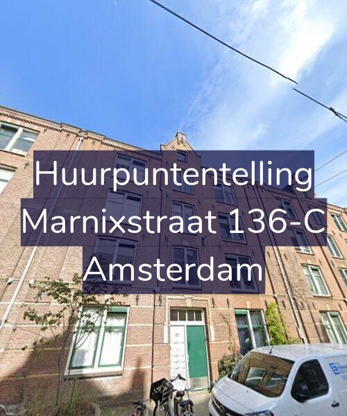 Foto gevel Huurpuntentelling voor Marnixstraat 136-C, Amsterdam