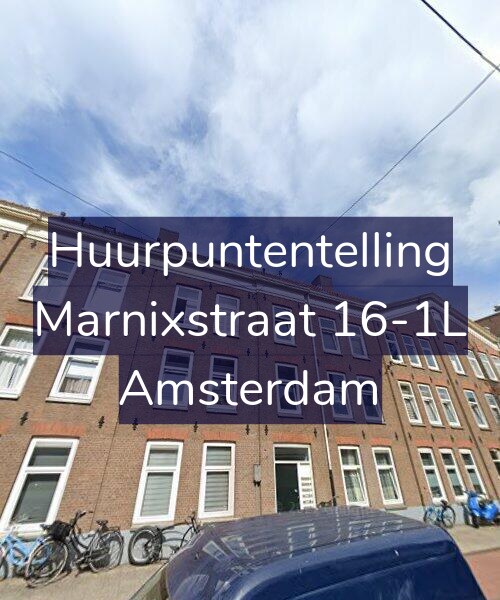 Foto gevel Huurpuntentelling voor Marnixstraat 16-1L, Amsterdam