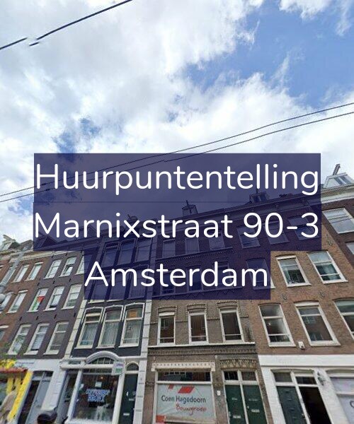 Foto gevel Huurpuntentelling voor Marnixstraat 90-3, Amsterdam