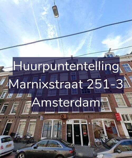 Foto gevel Huurpuntentelling voor Marnixstraat 251-3, Amsterdam