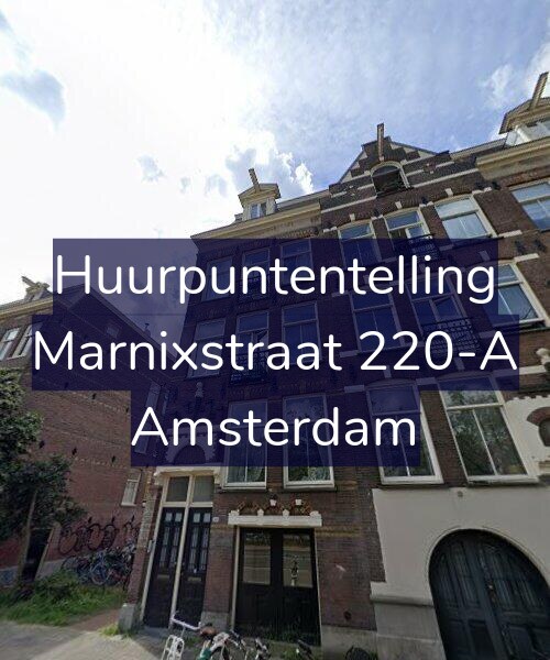 Foto gevel Huurpuntentelling voor Marnixstraat 220-A, Amsterdam