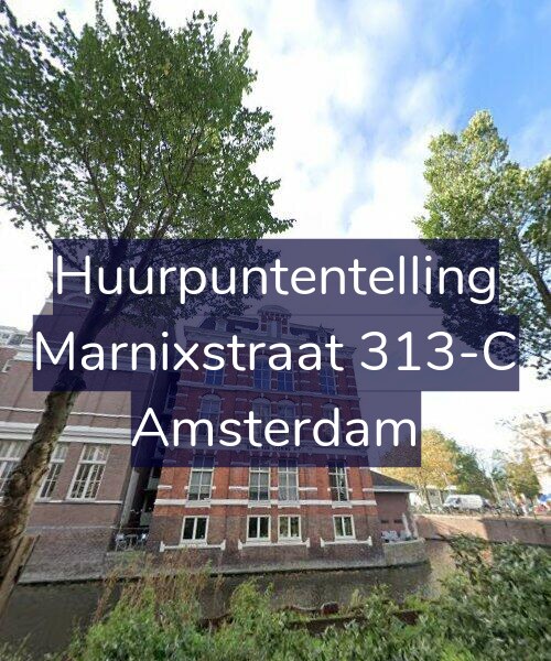 Foto gevel Huurpuntentelling voor Marnixstraat 313-C, Amsterdam
