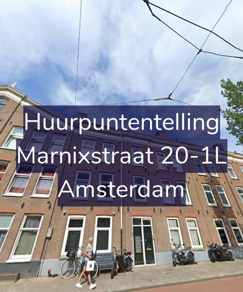Foto gevel Huurpuntentelling voor Marnixstraat 20-1L, Amsterdam