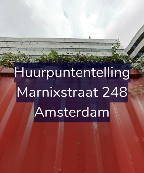 Foto gevel Huurpuntentelling voor Marnixstraat 248, Amsterdam