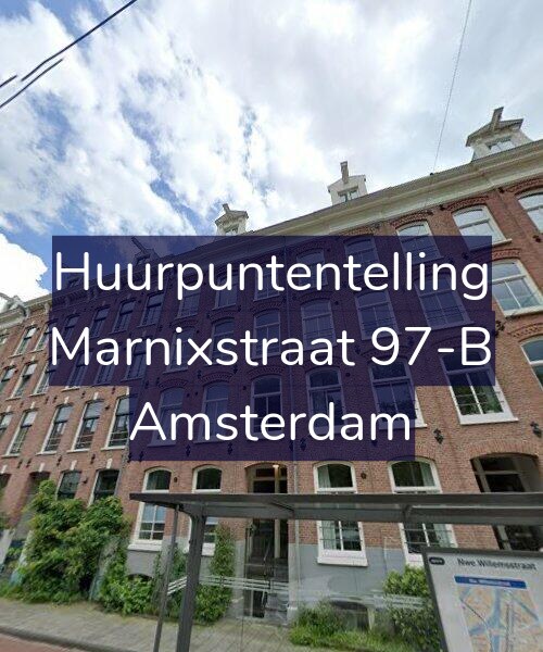 Foto gevel Huurpuntentelling voor Marnixstraat 97-B, Amsterdam