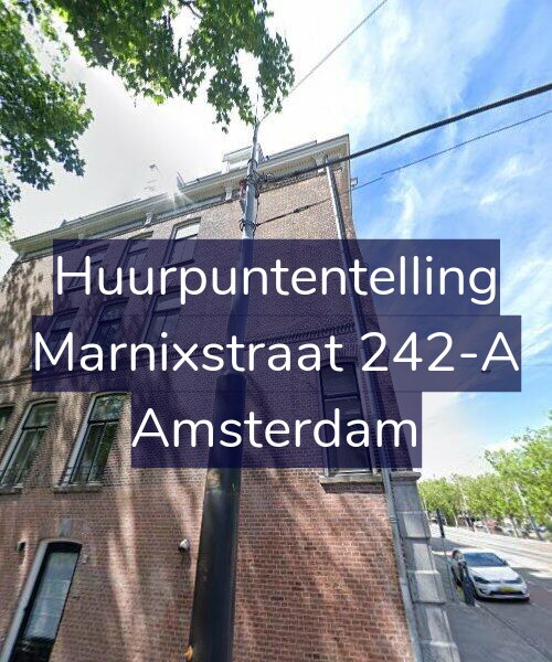 Foto gevel Huurpuntentelling voor Marnixstraat 242-A, Amsterdam