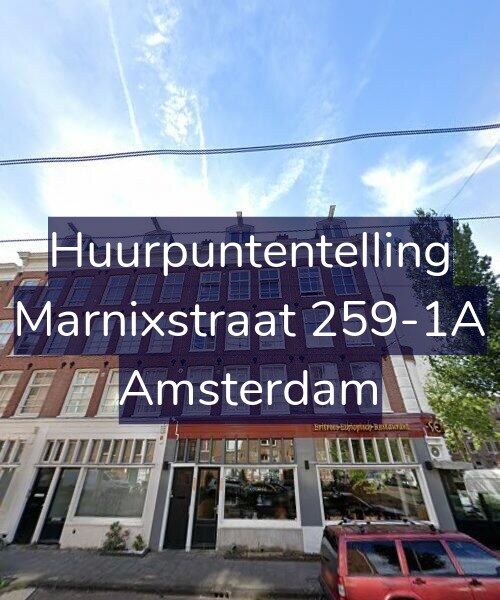 Foto gevel Huurpuntentelling voor Marnixstraat 259-1A, Amsterdam