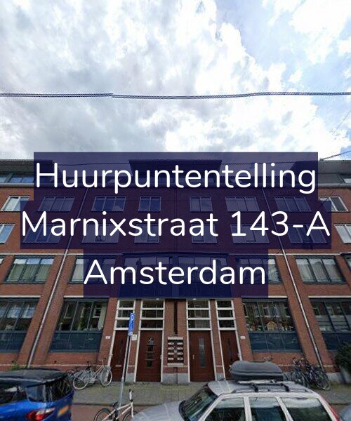 Foto gevel Huurpuntentelling voor Marnixstraat 143-A, Amsterdam