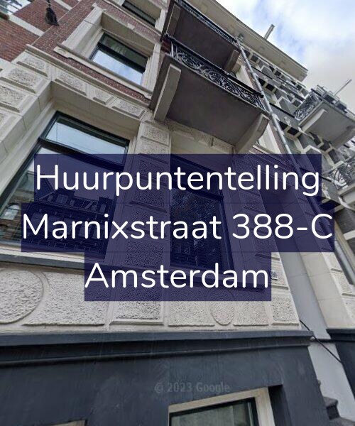 Foto gevel Huurpuntentelling voor Marnixstraat 388-C, Amsterdam