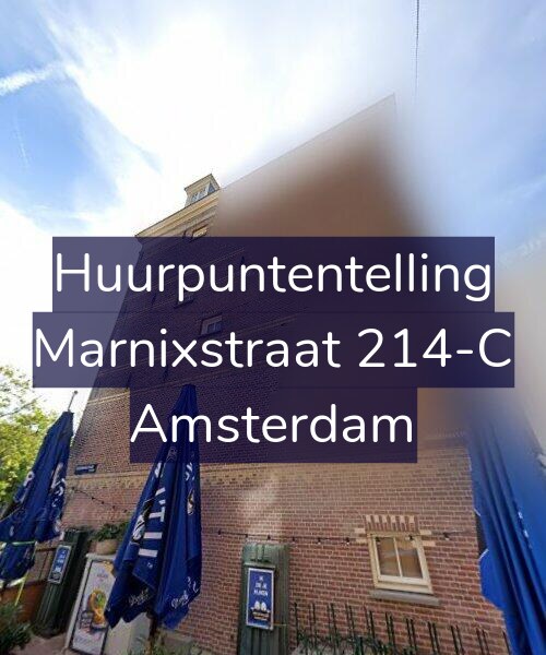 Foto gevel Huurpuntentelling voor Marnixstraat 214-C, Amsterdam