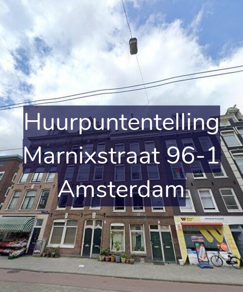 Foto gevel Huurpuntentelling voor Marnixstraat 96-1, Amsterdam
