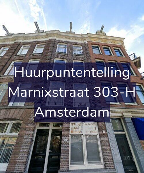 Foto gevel Huurpuntentelling voor Marnixstraat 303-H, Amsterdam