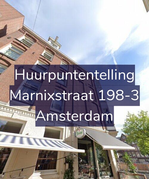 Foto gevel Huurpuntentelling voor Marnixstraat 198-3, Amsterdam