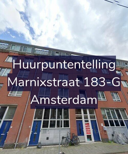 Foto gevel Huurpuntentelling voor Marnixstraat 183-G, Amsterdam