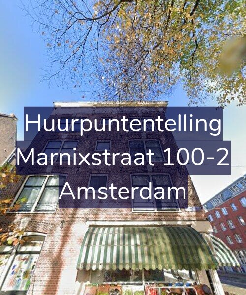 Foto gevel Huurpuntentelling voor Marnixstraat 100-2, Amsterdam