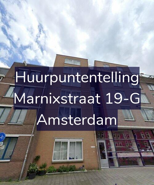 Foto gevel Huurpuntentelling voor Marnixstraat 19-G, Amsterdam