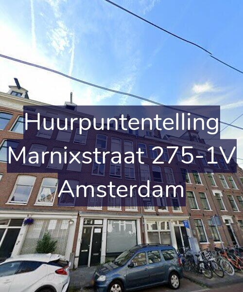Foto gevel Huurpuntentelling voor Marnixstraat 275-1V, Amsterdam