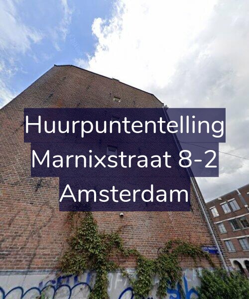 Foto gevel Huurpuntentelling voor Marnixstraat 8-2, Amsterdam