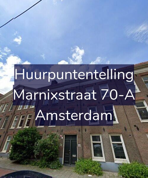 Foto gevel Huurpuntentelling voor Marnixstraat 70-A, Amsterdam