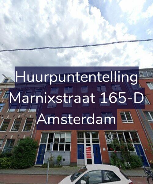 Foto gevel Huurpuntentelling voor Marnixstraat 165-D, Amsterdam