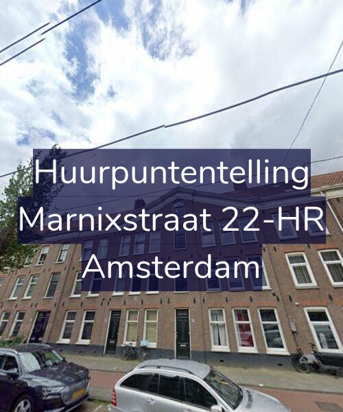Foto gevel Huurpuntentelling voor Marnixstraat 22-HR, Amsterdam