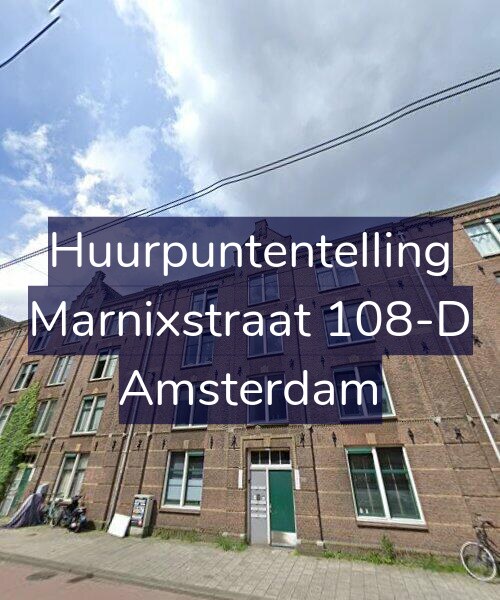 Foto gevel Huurpuntentelling voor Marnixstraat 108-D, Amsterdam