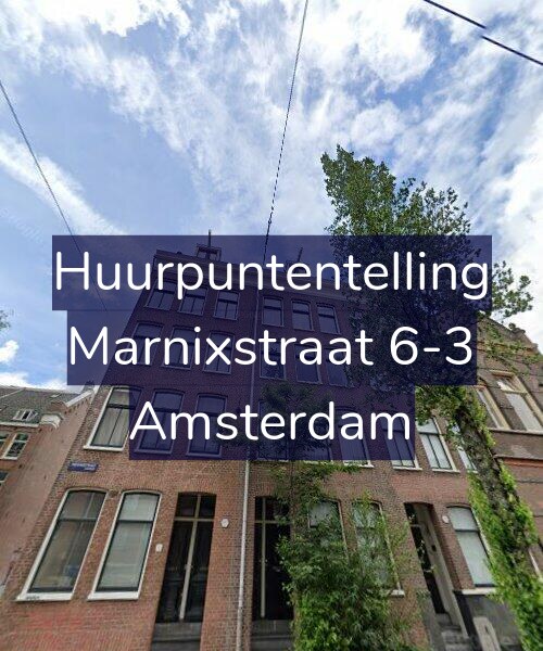 Foto gevel Huurpuntentelling voor Marnixstraat 6-3, Amsterdam